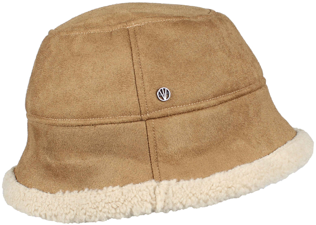 Sherpa Faux Suede Bucket Hat