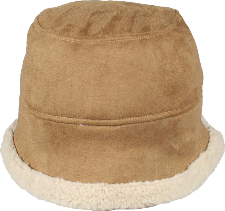 Sherpa Faux Suede Bucket Hat