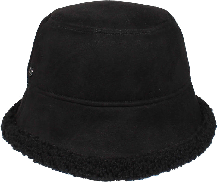 Sherpa Faux Suede Bucket Hat