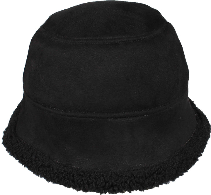 Sherpa Faux Suede Bucket Hat
