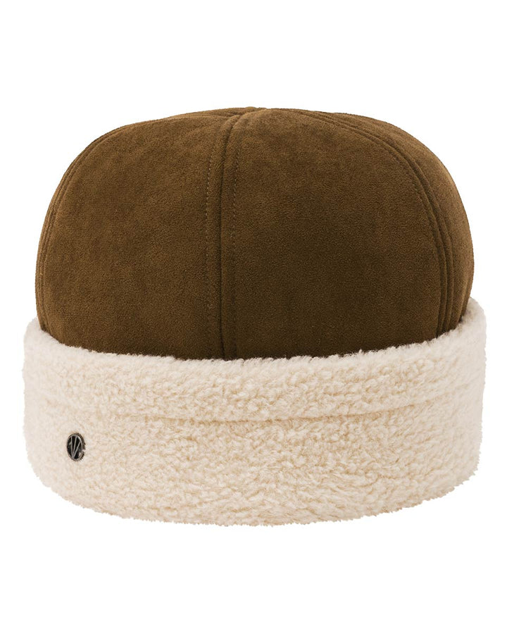Loevenich Faux Suede Sherpa Brim Hat