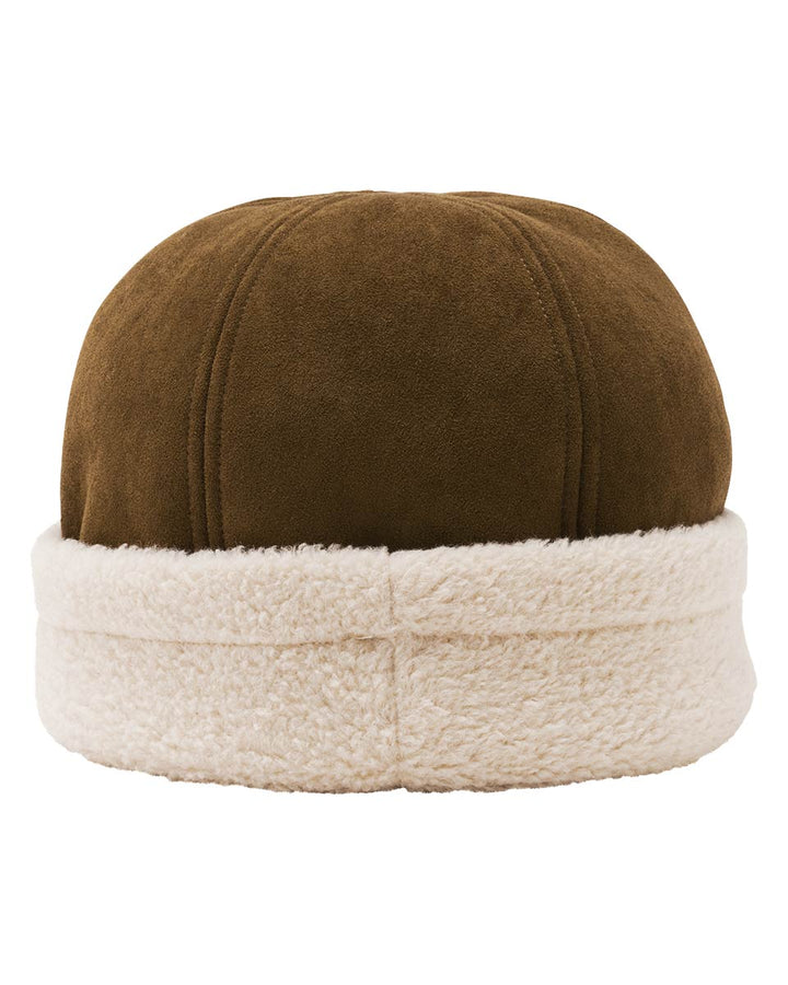 Loevenich Faux Suede Sherpa Brim Hat