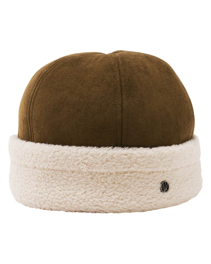 Loevenich Faux Suede Sherpa Brim Hat