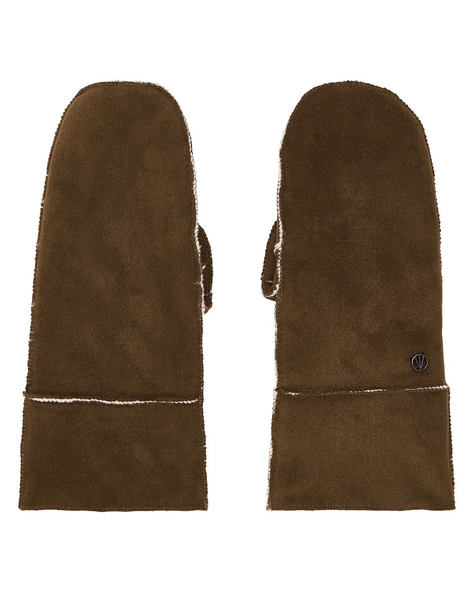 Loevenich Faux Suede Sherpa Mitten
