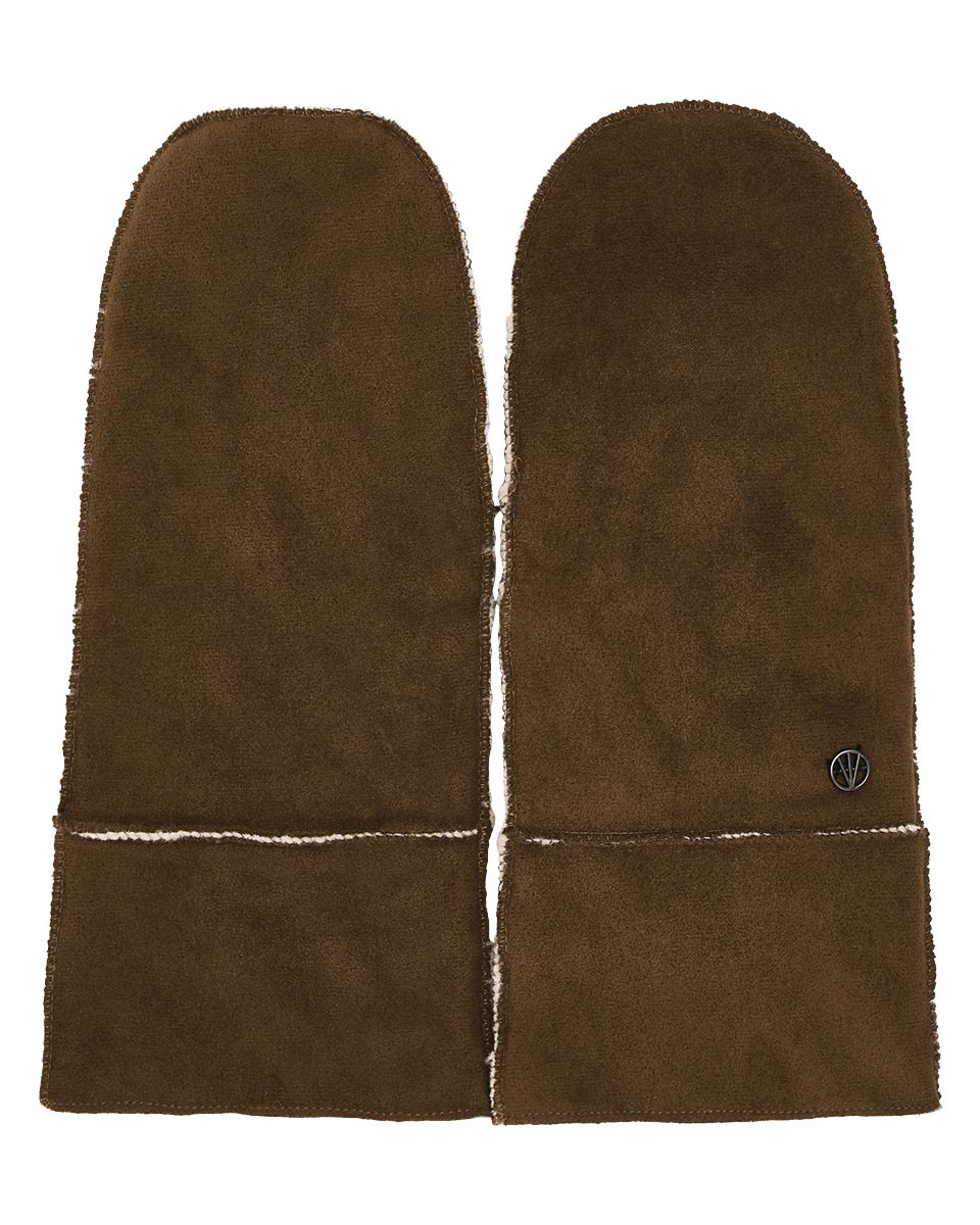 Loevenich Faux Suede Sherpa Mitten