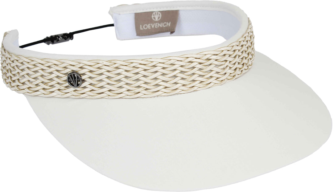Loevenich Adjustable Visor with Braid Trim