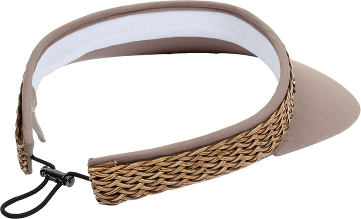 Loevenich Adjustable Visor with Braid Trim