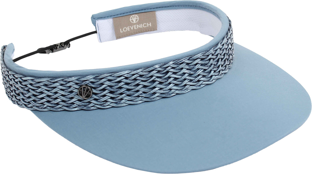 Loevenich Adjustable Visor with Braid Trim