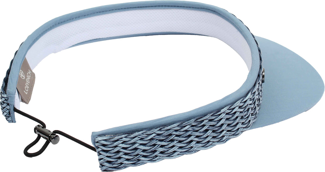 Loevenich Adjustable Visor with Braid Trim