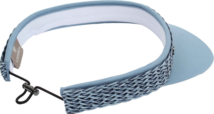 Loevenich Adjustable Visor with Braid Trim