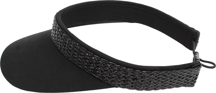 Loevenich Adjustable Visor with Braid Trim