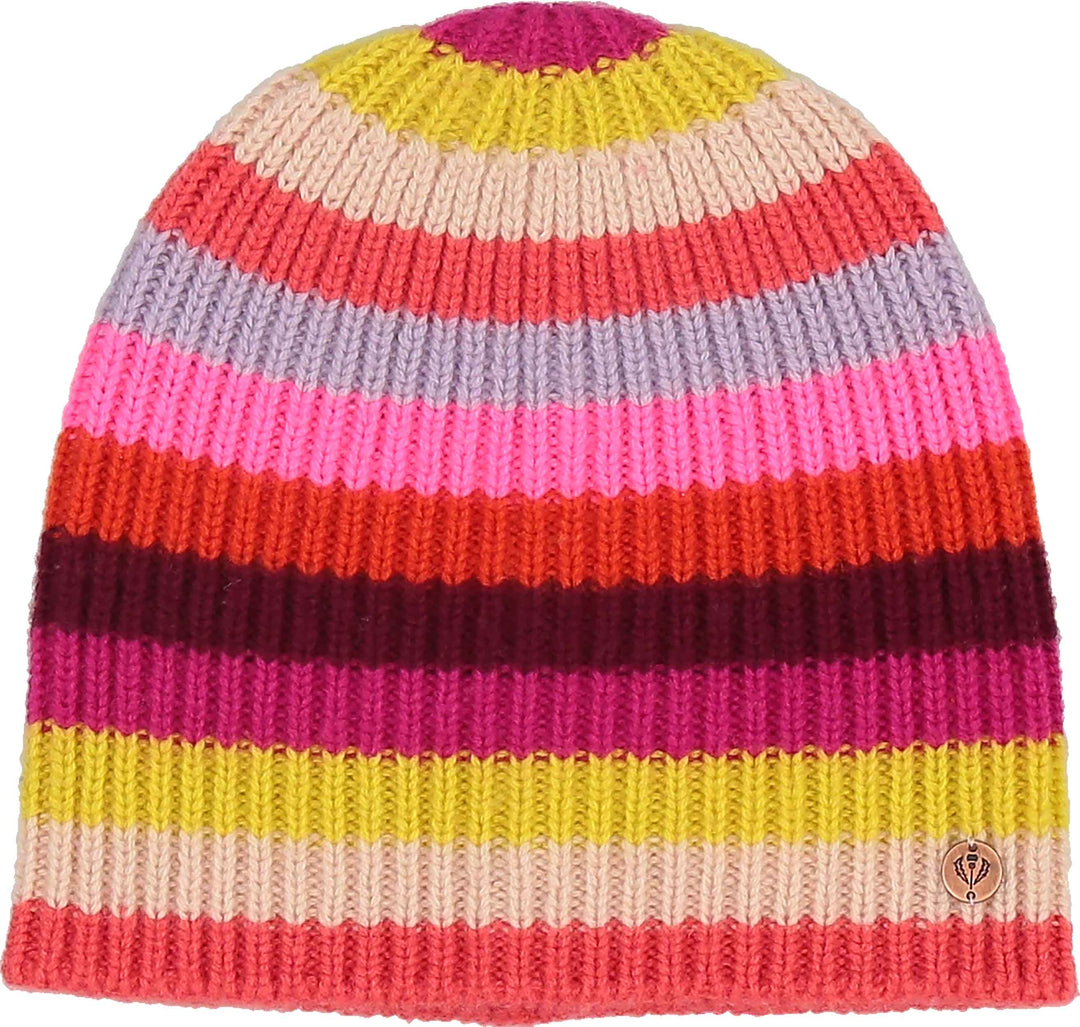 Signature Multi Stripe Knit Slouch Beanie