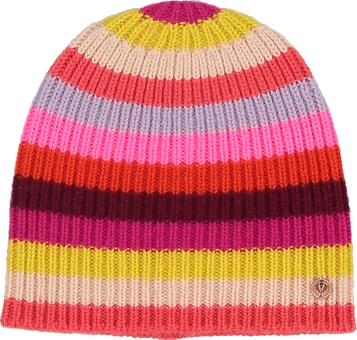 Signature Multi Stripe Knit Slouch Beanie
