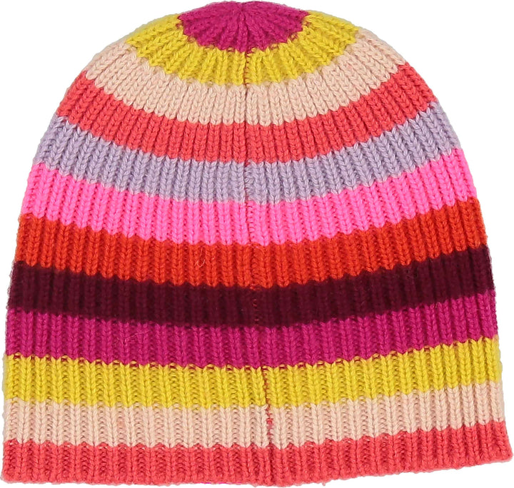Signature Multi Stripe Knit Slouch Beanie