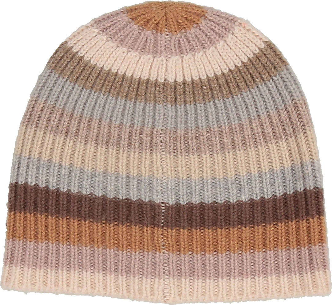 Signature Multi Stripe Knit Slouch Beanie