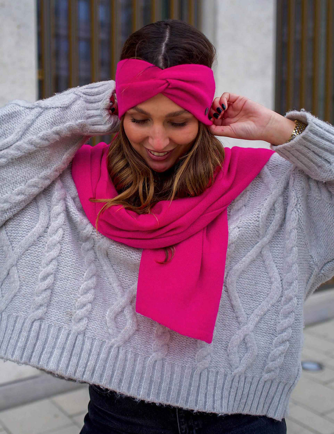 Signature Jersey Knit Cashmere Wrap