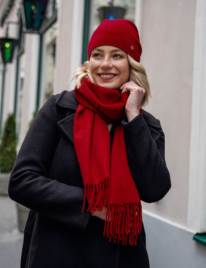 Signature Jersey Knit Cashmere Slouch Hat