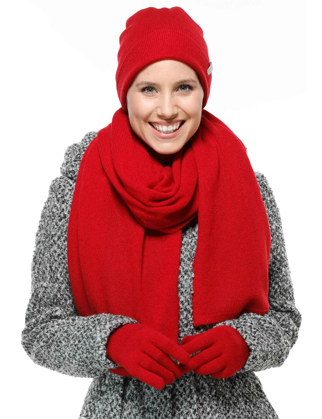 Signature Jersey Knit Cashmere Glove