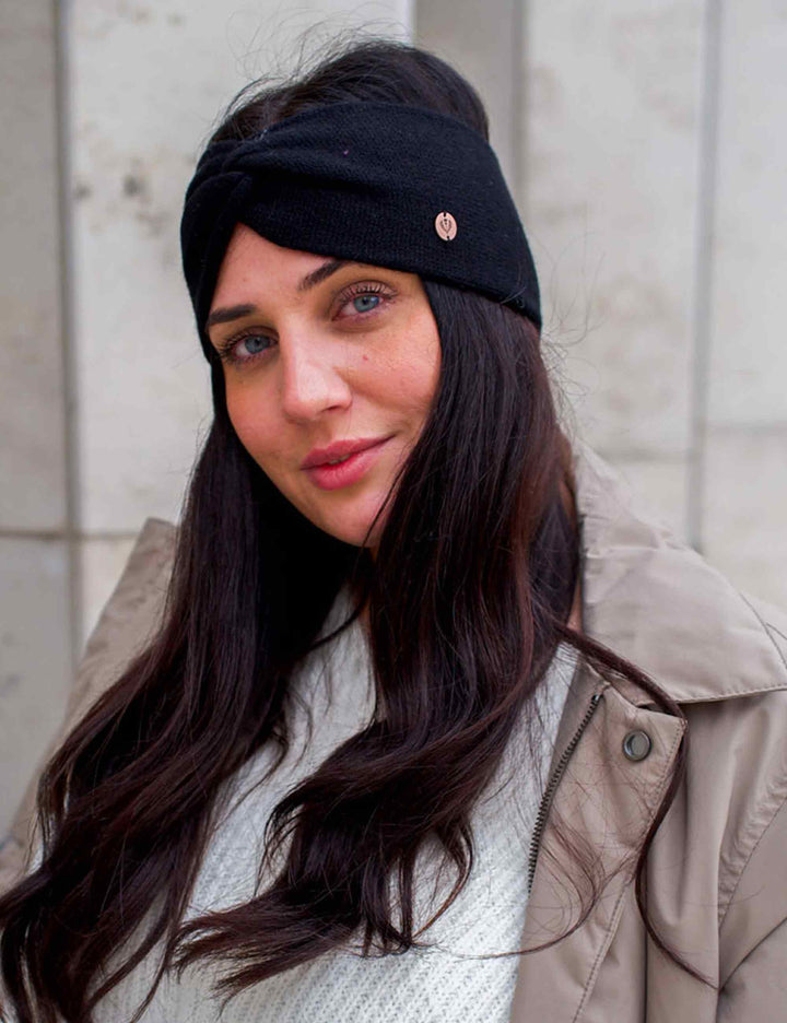 Signature Jersey Knit Cashmere Headband