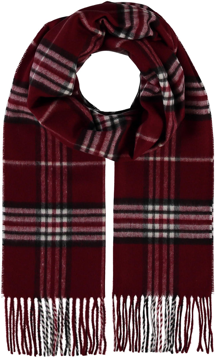 Fraas Plaid Cashmink Scarf