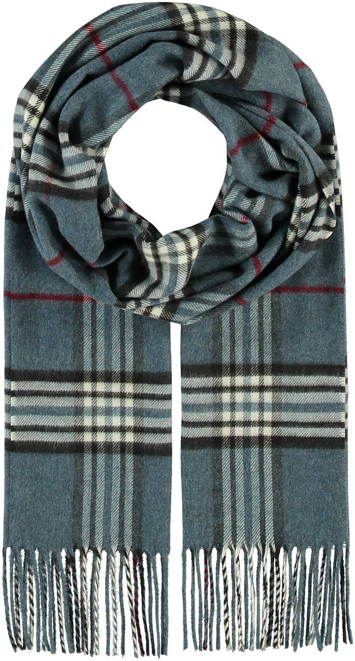 Fraas Plaid Cashmink Scarf
