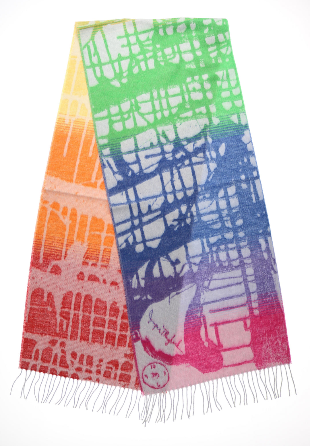 Jumper Maybach X FRAAS "Matrix" Recycled Cotton Scarf - Bright