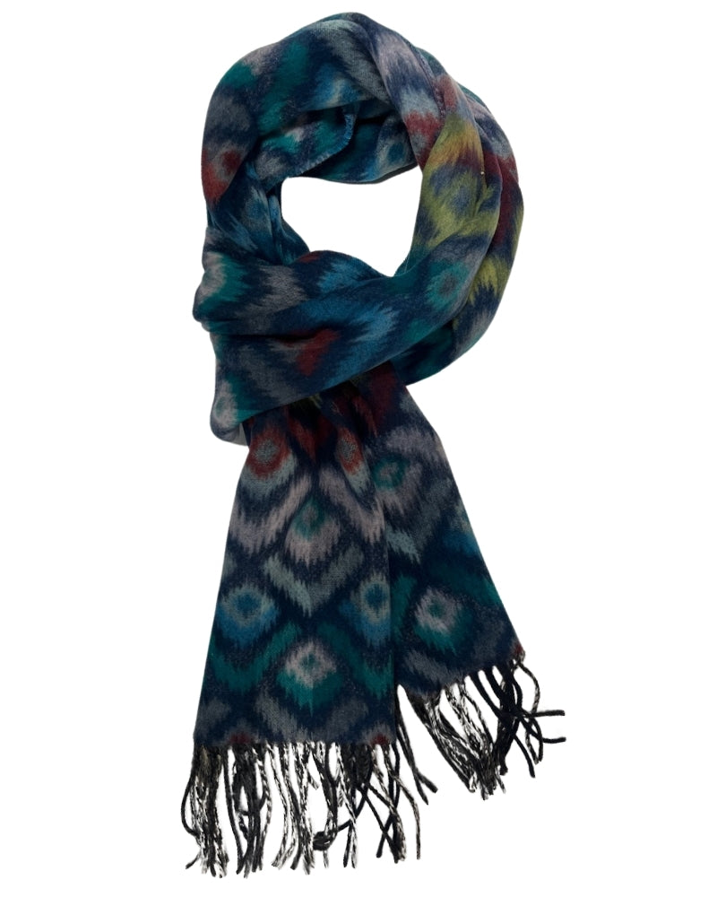 Peacock Feathers Cashmink Scarf