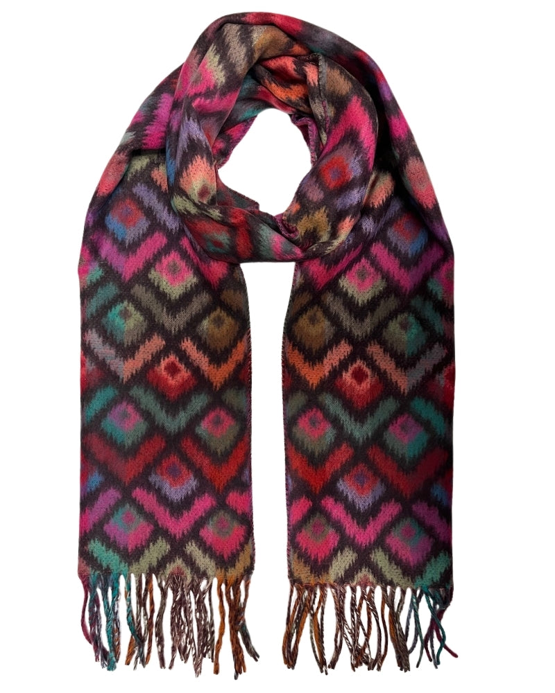 Peacock Feathers Cashmink Scarf