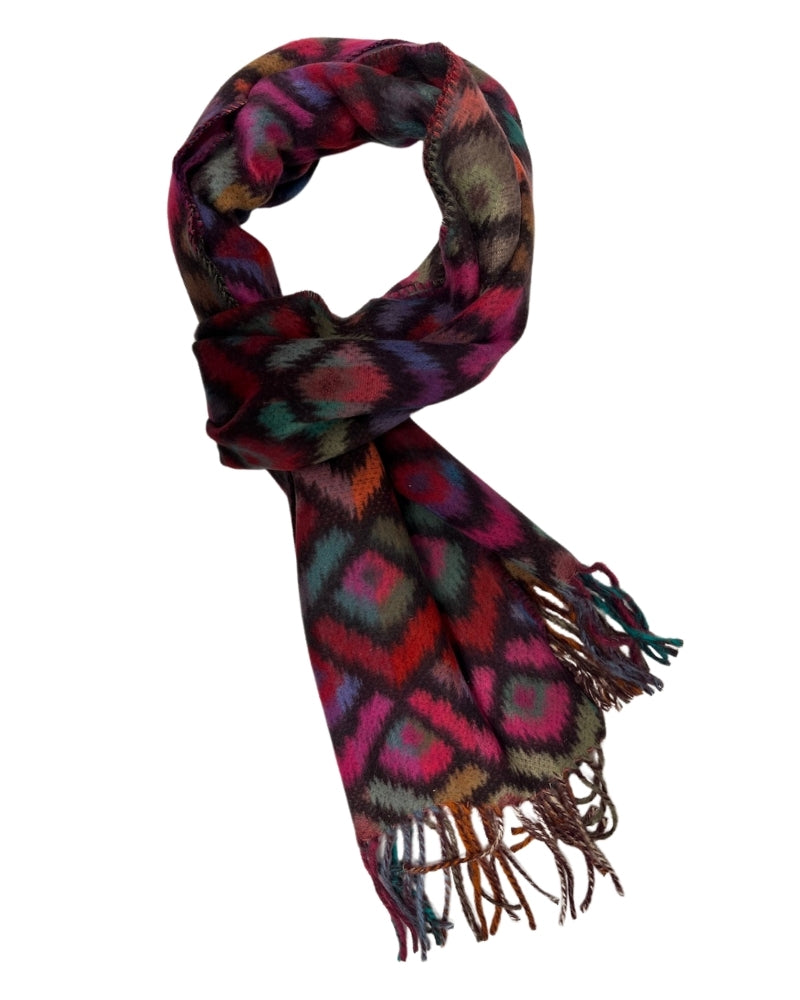 Peacock Feathers Cashmink Scarf