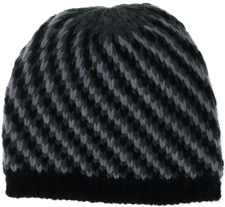 Stripe Space Dye Fleece Lined Hat
