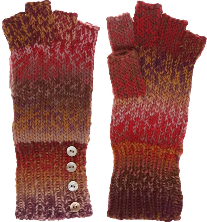 Space Dye Knit Fingerless Glove