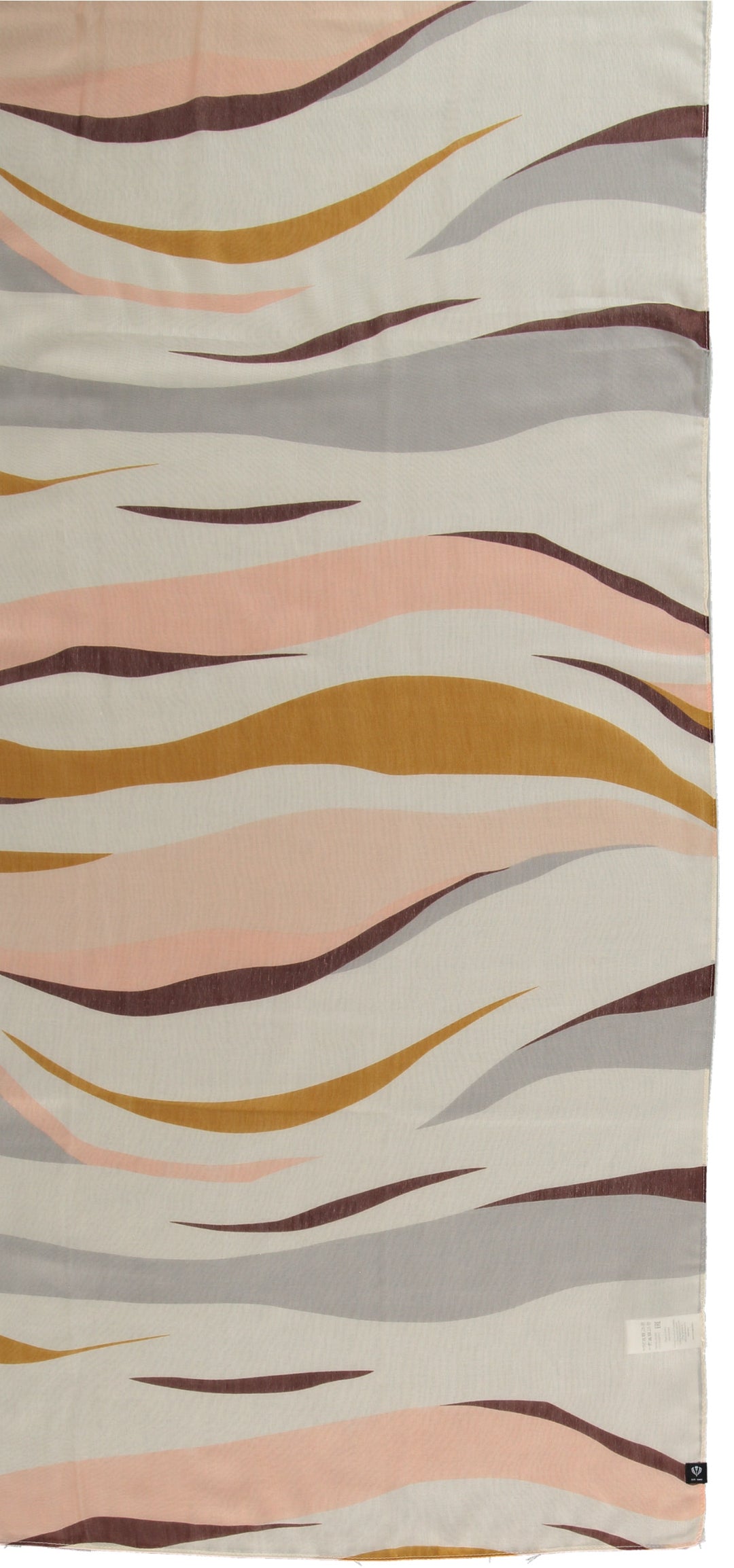 Graphic Stripes Polyester Print Wrap