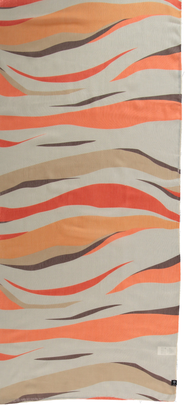 Graphic Stripes Polyester Print Wrap