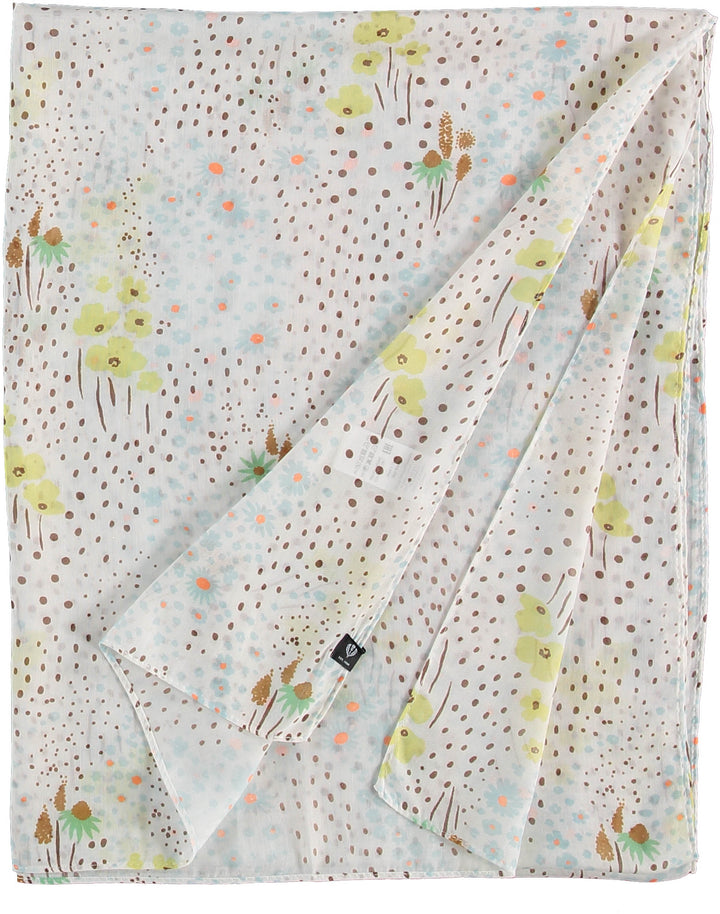 Ditsy Floral Polyester Print Wrap