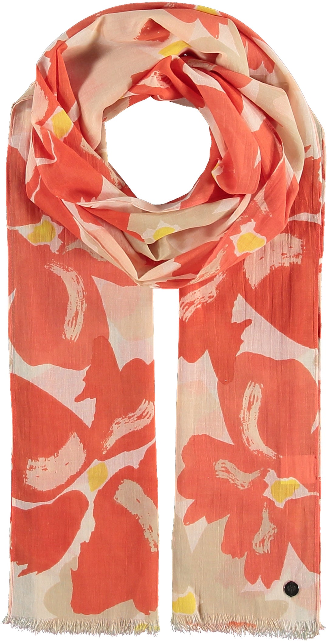 FRAAS Abstract Floral Cotton Print Scarf – FRAAS US