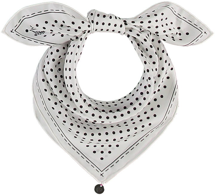 Classic Dot Silk Square Printed Neckie