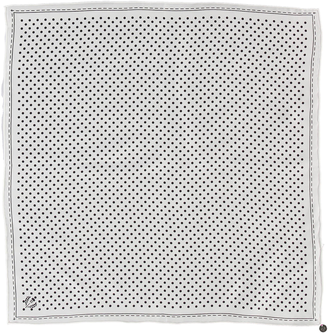 Classic Dot Silk Square Printed Neckie