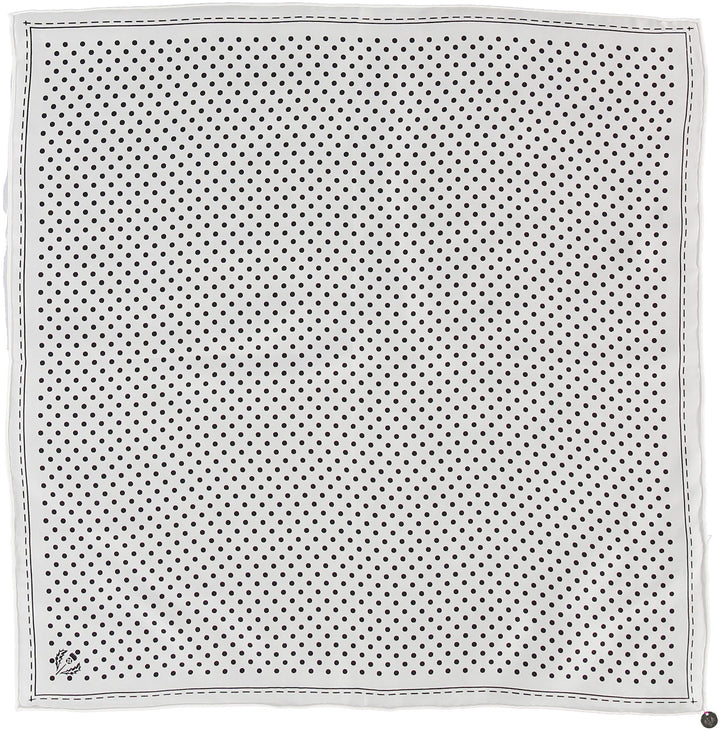 Classic Dot Silk Square Printed Neckie