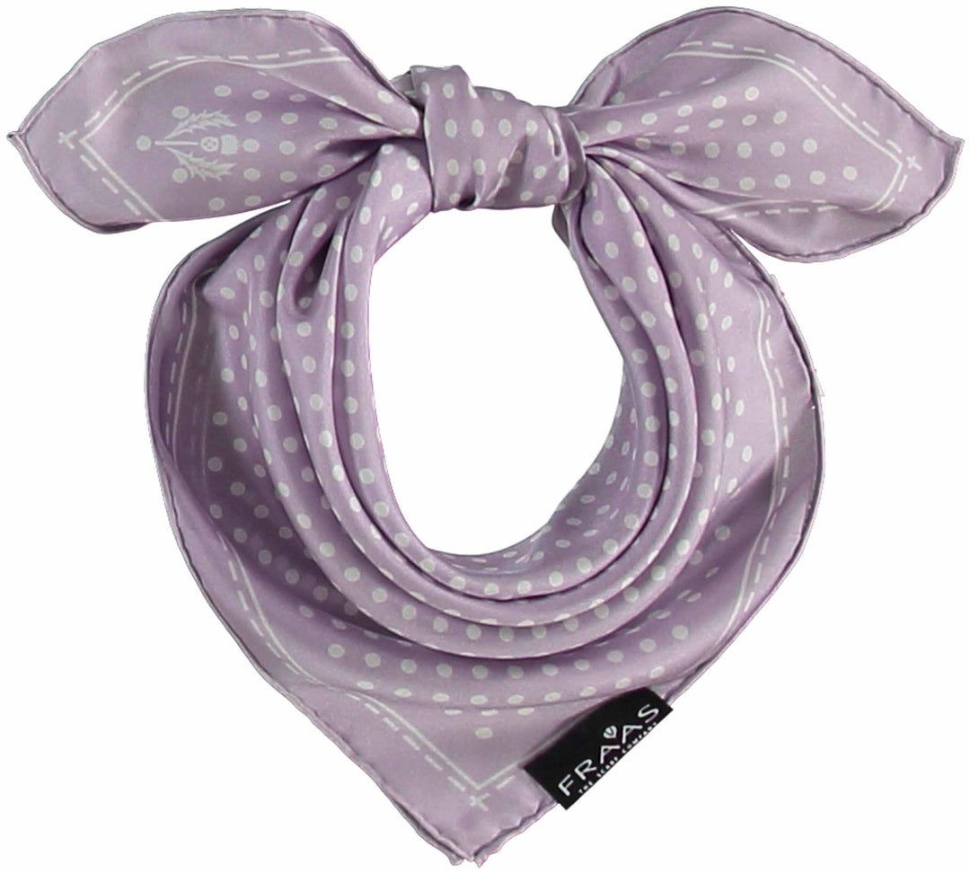 Classic Dot Silk Square Printed Neckie