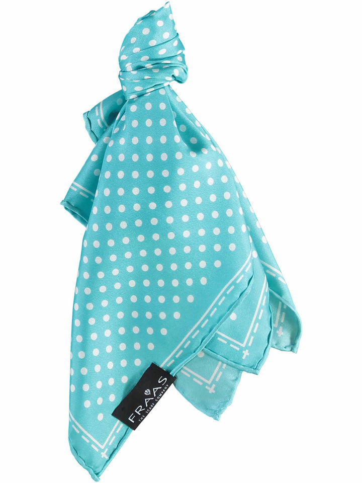 Classic Dot Silk Square Printed Neckie