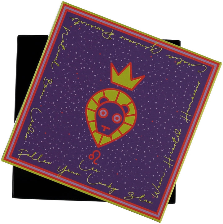 Leo Cotton Silk Print Neckie in Gift Box