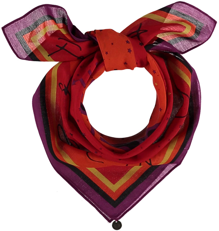 Scorpio Cotton Silk Print Neckie in Gift Box