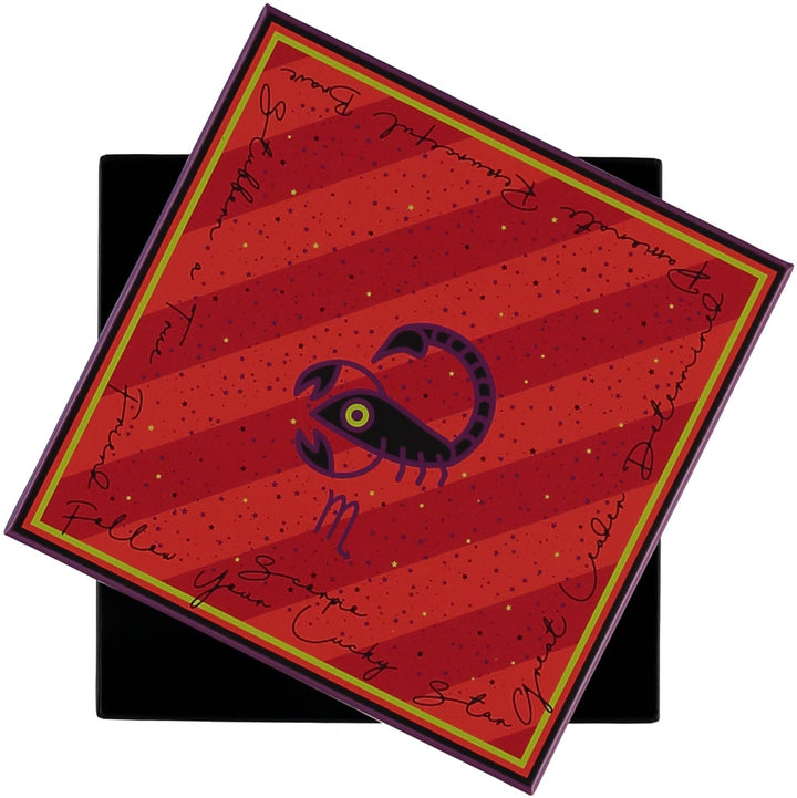 Scorpio Cotton Silk Print Neckie in Gift Box