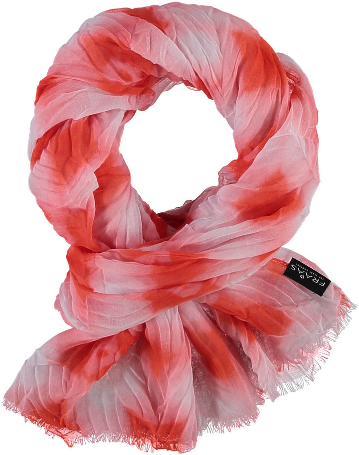 Misted Tie Dye Polyester Printed Crinkled Scarf