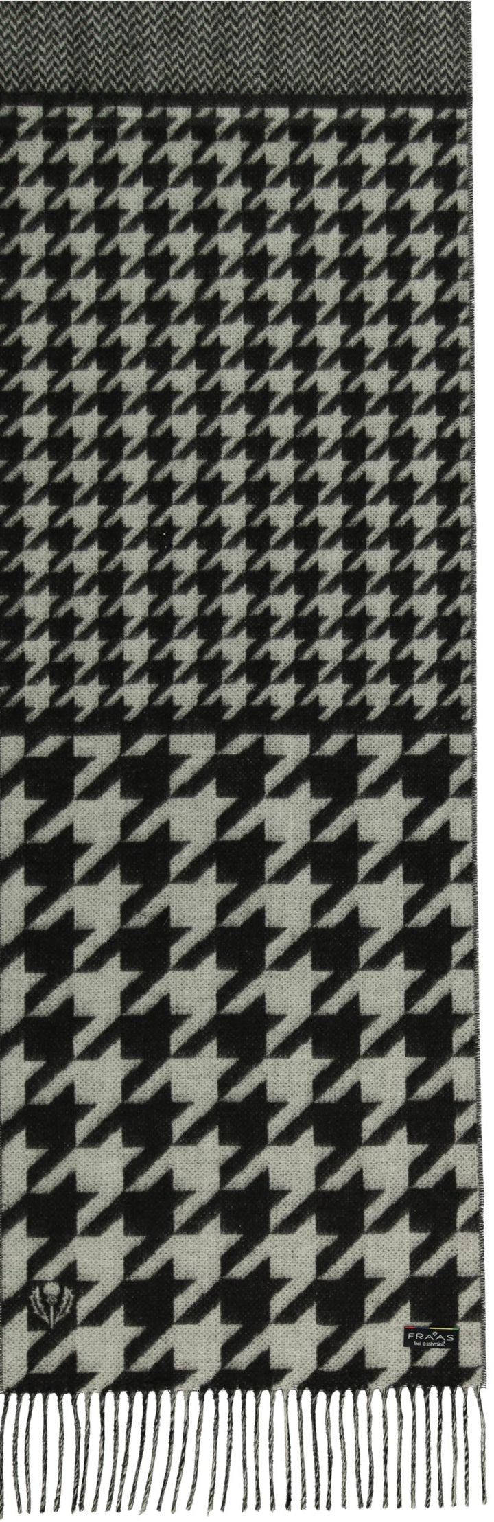 Patchwork Houndstooth Woven Cashmink Scarf