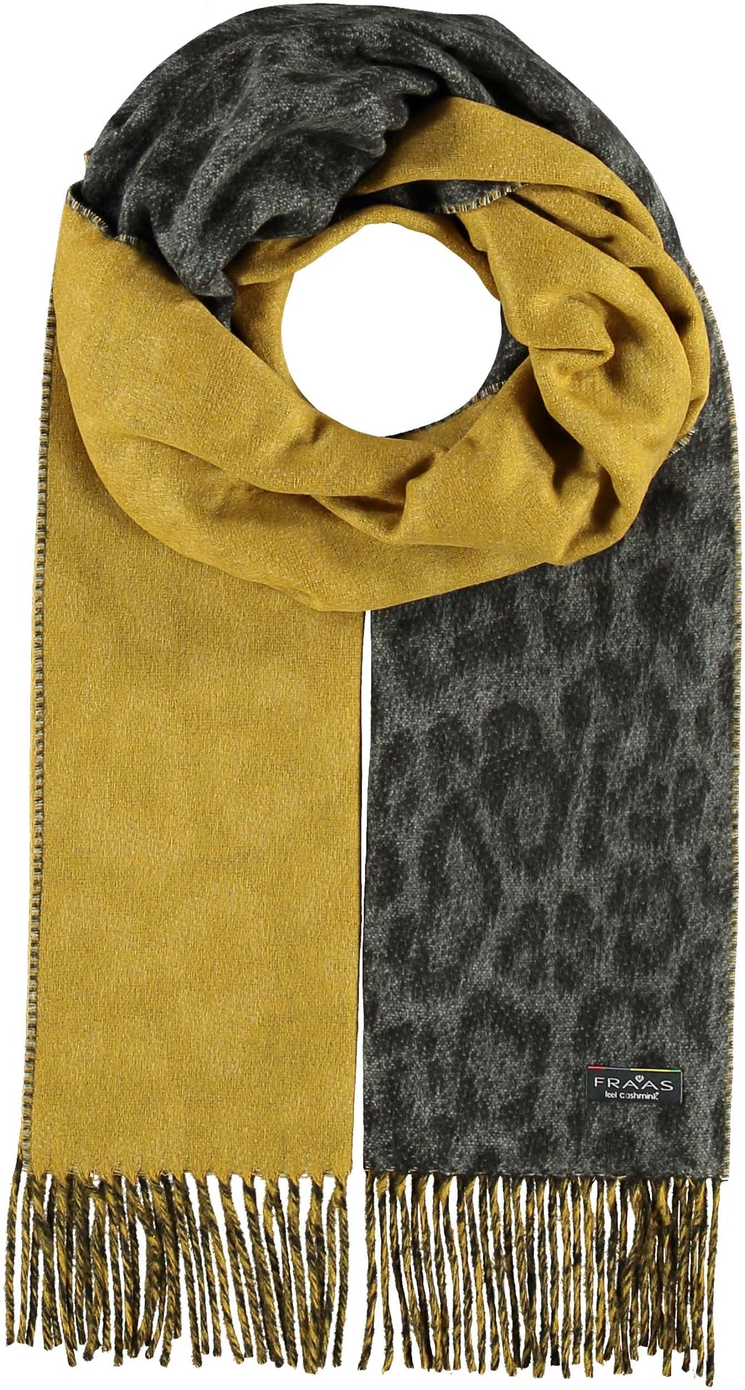 Two Tone Leo Woven Cashmink Scarf