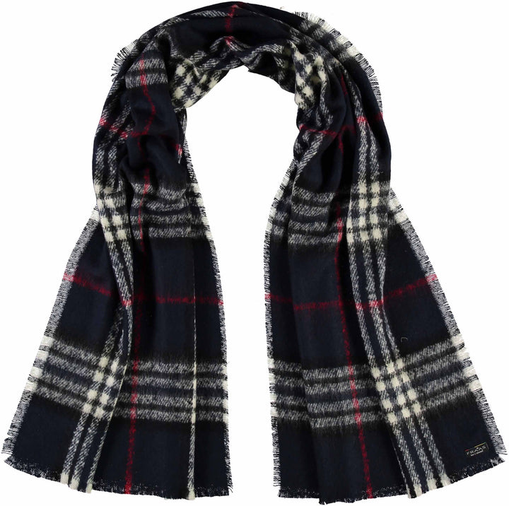 FRAAS Plaid Boucle Woven Scarf