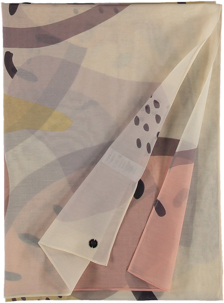 Fruity Cotton Silk Print Scarf