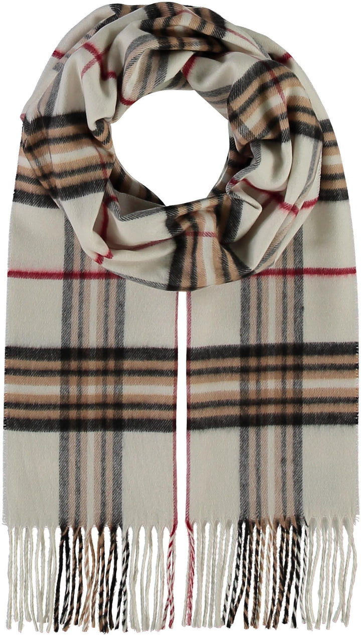 Fraas Plaid Cashmink Scarf