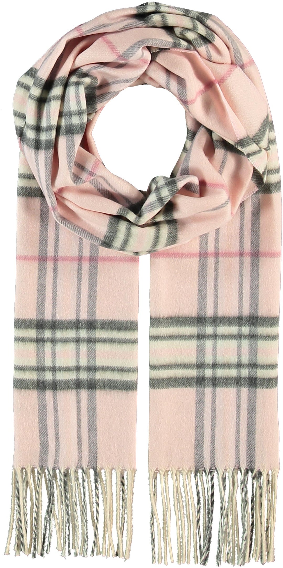 Fraas Plaid Cashmink Scarf